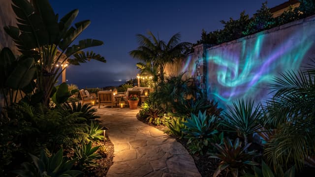 Bliss light scene inspired by Encinitas