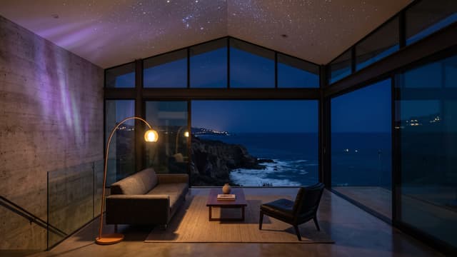 Bliss light scene inspired by La Jolla